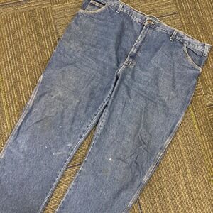 Dickies‎ Relaxed Fit Carpenter Jeans Mens 50x32 Blue Denim Workwear Pants